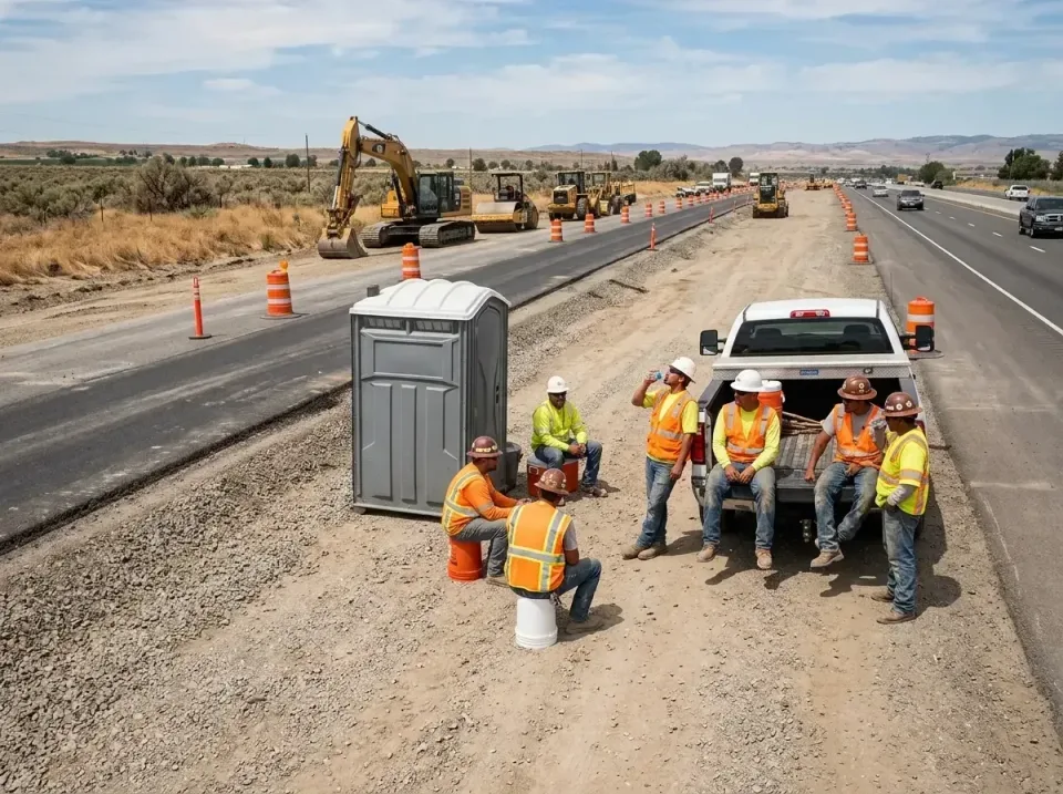 highway-road-construction-crew-007 — frequently asked questions, Porta Potty and Restroom Rentals in Mayville, WI